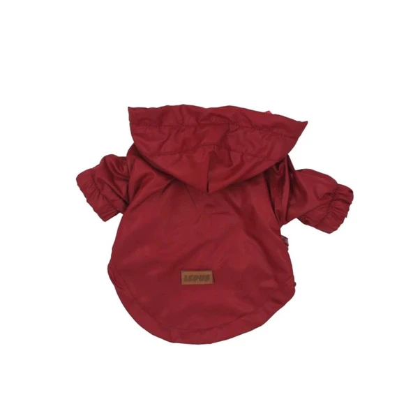 Lepus Luxe Köpek Montu Bordo Small ürün görseli 1