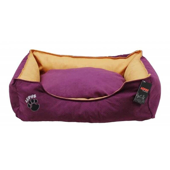 Lepus Soft Plus Köpek Yatağı Mor Large ürün görseli 1