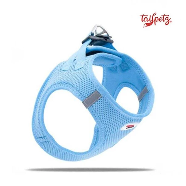 Tail Petz Air Mesh Köpek Göğüs Tasması Mavi XSmall ürün görseli 1