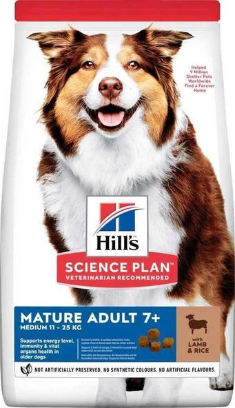 Hills Mature Adult 7+ Kuzu Etli Yaşlı Köpek Maması 14 Kg ürün görseli 1