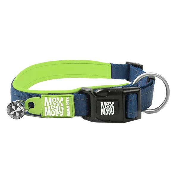Max Molly Smart ID Matrix Lime Green Boyun Tasması XSmall ürün görseli 1