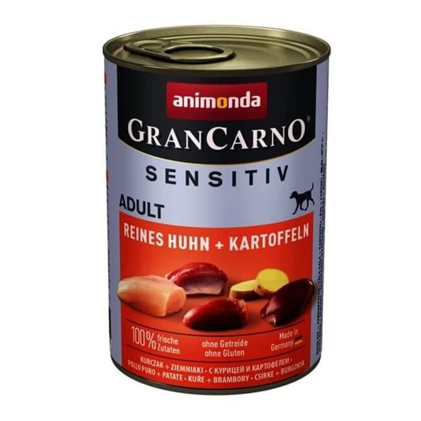 Animonda Gran Carno Sensitiv Tavuklu Patatesli Köpek Konservesi 400 Gr ürün görseli 1