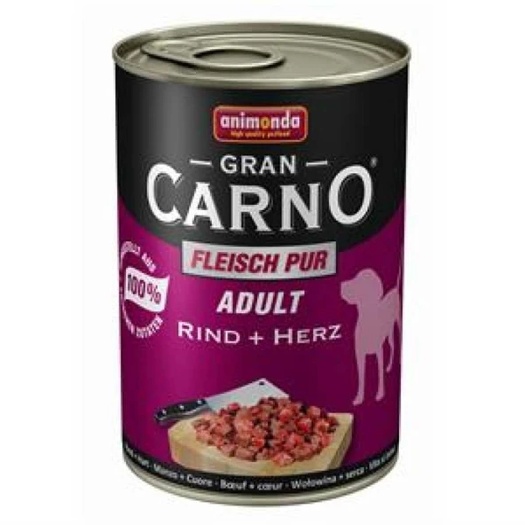 Animonda Gran Carno Sığır Yürekli Köpek Konservesi 400 Gr ürün görseli 1
