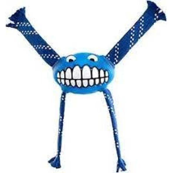 Rogz Toyz Grinz Flossy Köpek Oyuncağı Blauw Small 16,5 Cm ürün görseli 1