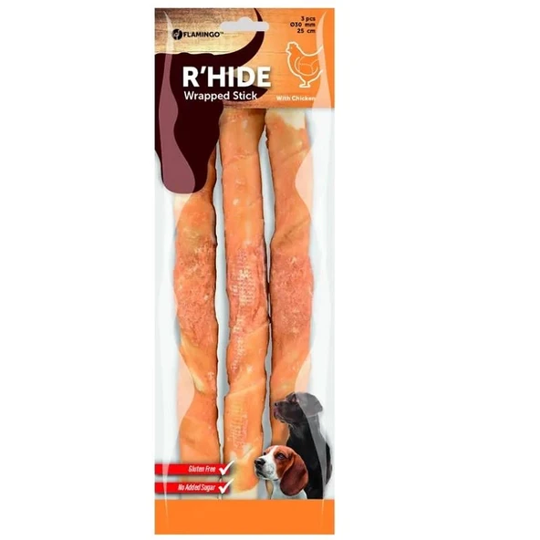 Flamingo Rhıde Chıcken Wrap 25 Cm Tavuk Kaplı Kemik 3 Adet ürün görseli 1