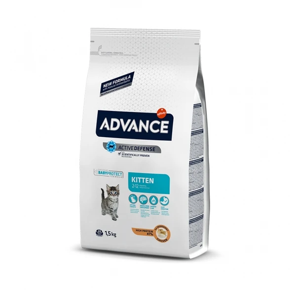 Advance Cat Kitten Tavuklu Pirinçli Yavru Kedi Maması 1,5 Kg ürün görseli 1