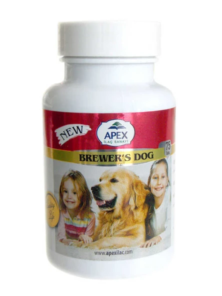 Apex Brewers Sarımsaklı Maya Köpek Tableti 75 Tablet ürün görseli 1