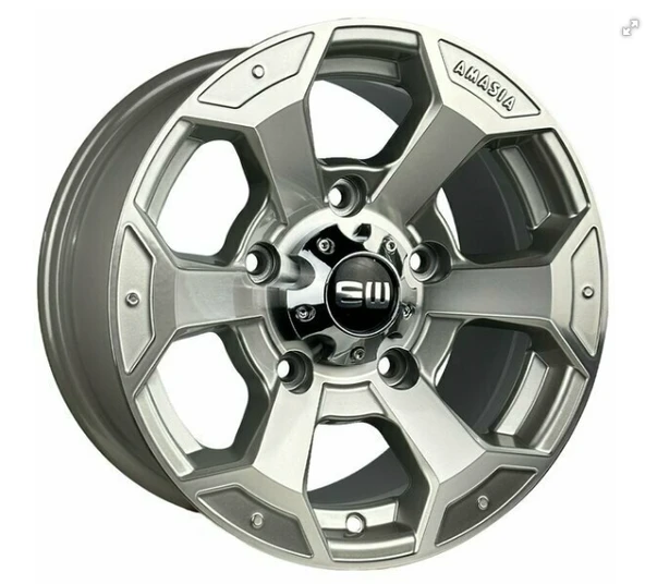 6*130*16*8.0 ET25 CH84.1 GZM 421 SİLVER DİAMOND ürün görseli 1