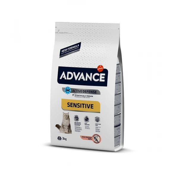 Advance Somon Balıklı Yetişkin Kuru Kedi Maması 3 Kg ürün görseli 1