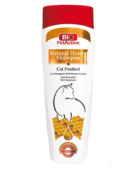 Bio Pet Active Natural Bal ve Buğday Özlü Kedi Şampuanı 400 ml ürün görseli 1
