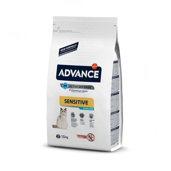Advance Somonlu Kısırlaştırılmış Kedi Maması 1,5 Kg ürün görseli 1