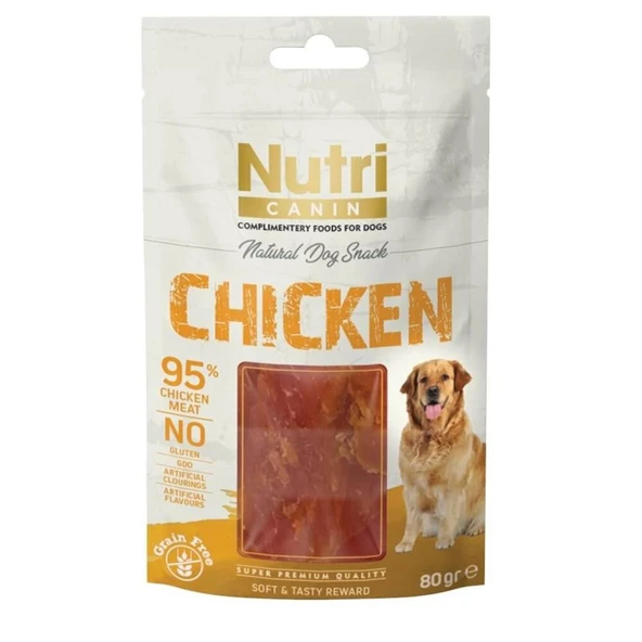 Nutri Canin Tahılsız Tavuklu Köpek Ödül Maması 80 Gr ürün görseli 1