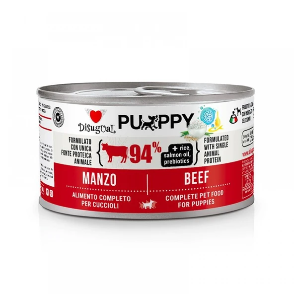 Disugual Dog Wet Food Yavru Köpek Konservesi Büftek Etli 150 Gr ürün görseli 1