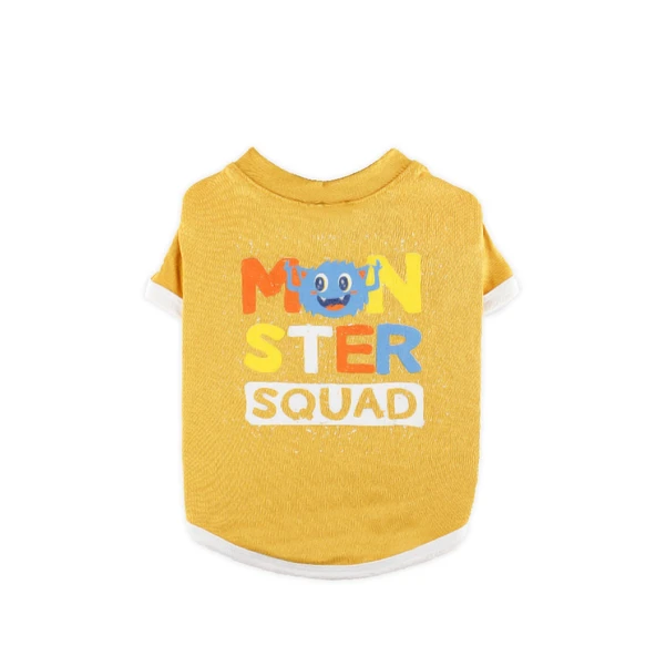 Zampa Monster Sarı Kedi Köpek T-Shirt Small ürün görseli 1