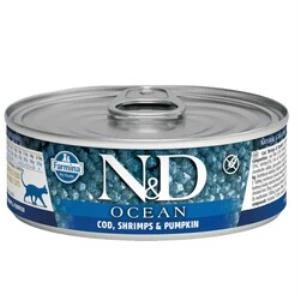 N&D Ocean M.Balıklı Karidesli Yavru Kedi Konservesi 70 Gr ürün görseli 1