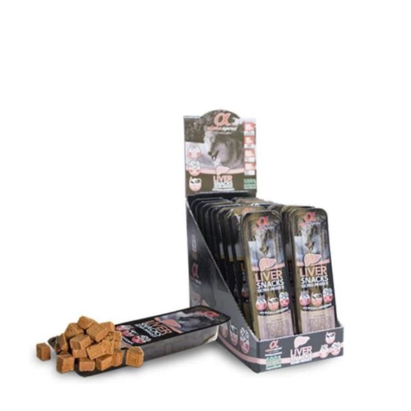 Alpha Spirit Ciğerli Tahılsız Köpek Ödül Maması 35 Gr ürün görseli 1