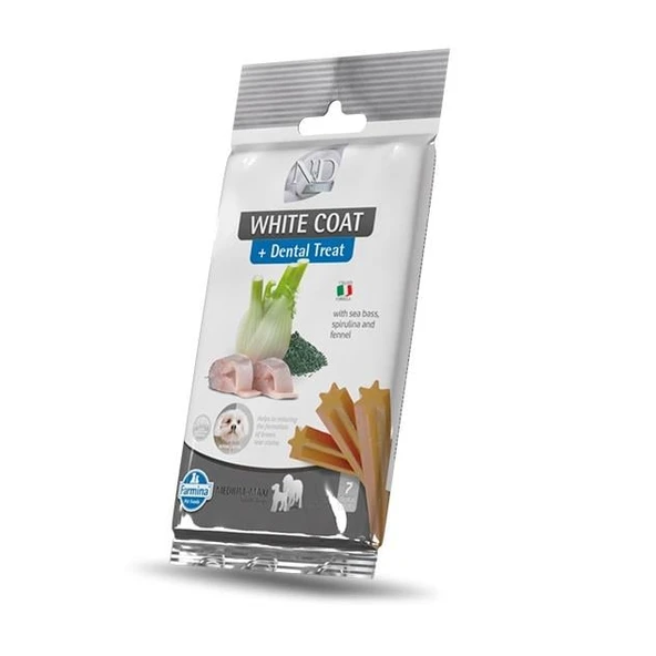 N&D Dental Treat White Coat Medium/Maxi Köpek Ödülü 60 Gr ürün görseli 1