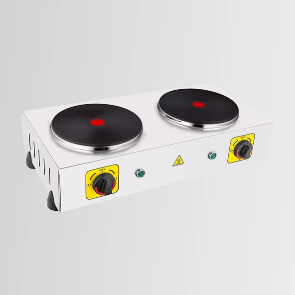 Remta PLT2 İkili Set Üstü 3000 W Pleyt Isıtıcı Elektrikli Ocak 19 cm Çap ürün görseli 1