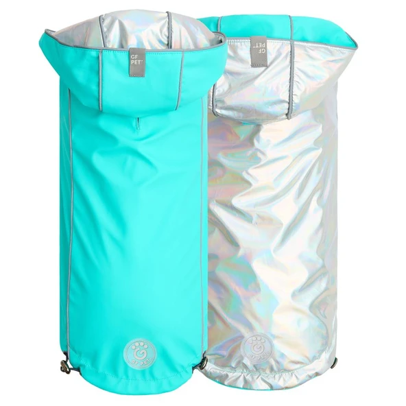 GF PET Çift Taraflı Köpek Yağmurluğu Aqua 3XLarge ürün görseli 1