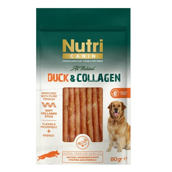 Nutri Canin Duck Collagen Ördekli Köpek Ödülü 80 Gr ürün görseli 1