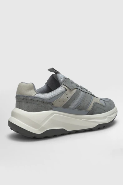 Lufian Eduard Gri Sneaker - Resim 3