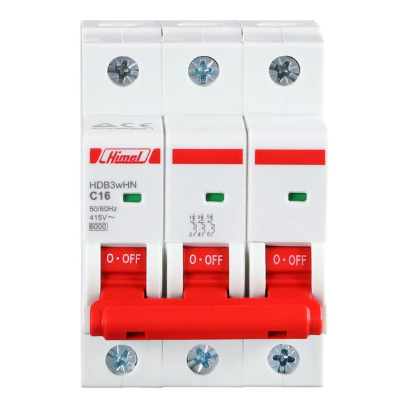 4,5kA 3X40A B OTO.SİGORTA - Resim 2
