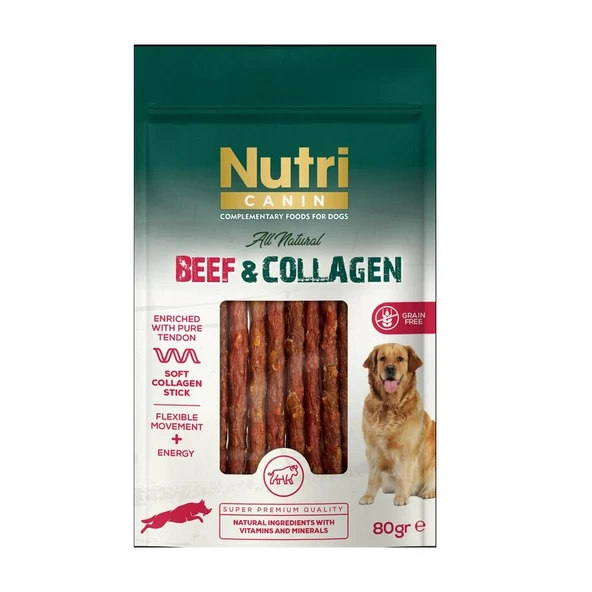 Nutri Canin Beef Collagen Biftekli Köpek Ödülü 80 Gr ürün görseli 1