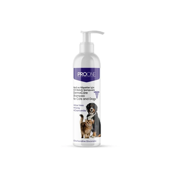 Pro One Kedi ve Köpekler İçin Derma Cilt Bakım Şampuanı 250 ml ürün görseli 1
