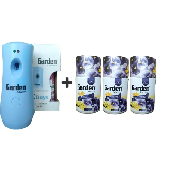 Garden Oda Kokusu Otomatik Makine + Oda Sprey Menekşe Tropik Çiçek Bahar Esintisi 260 ml x 3 Adet ürün görseli 1