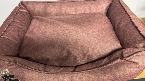 Lepus Soft Köpek Yatağı Sütlü Kahve Medium - Resim 5