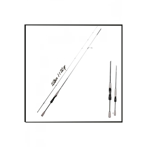 Uyguna-Yakala 258cm 1 / 20 gr İki Parça LRF Olta Kamışı - Fuji Parçaları- MS.087 ürün görseli 1