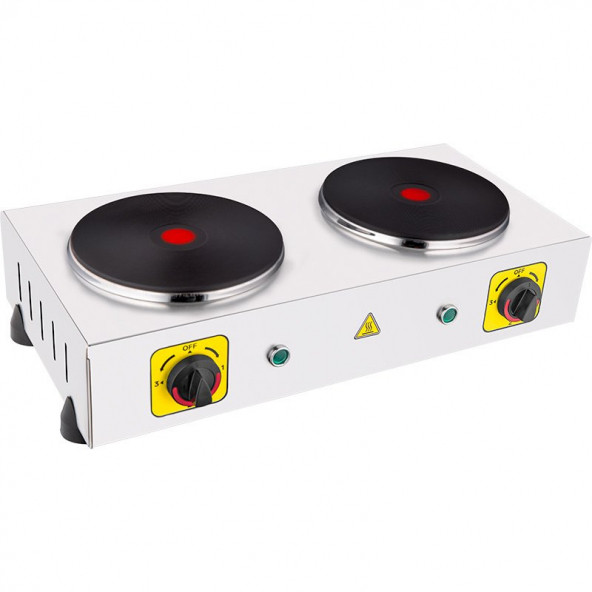 Remta PLT2 İkili Set Üstü 3000 W Pleyt Isıtıcı Elektrikli Ocak 19 cm Çap ürün görseli 1