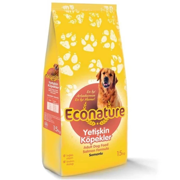 Econature Somonlu Yetişkin Köpek Maması 15 kg ürün görseli 1