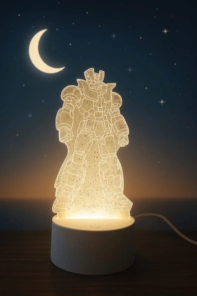 3D Gece Masa Lambası ürün görseli 1