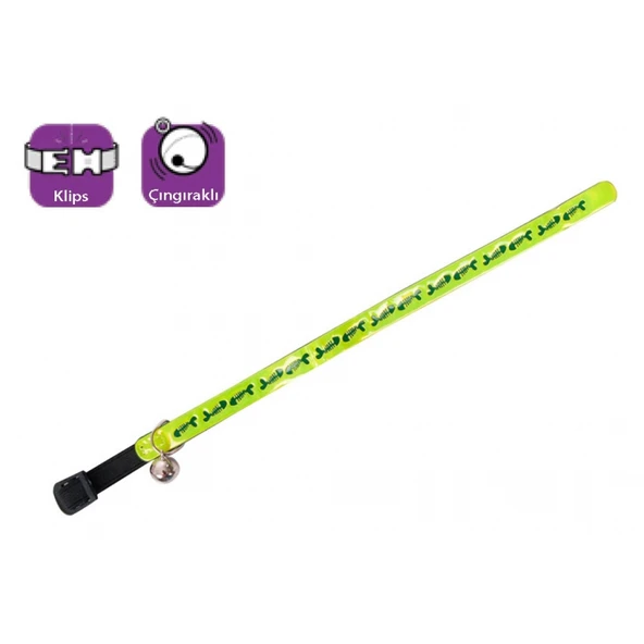 Karlie Üçgen Desenli Kedi Boyun Tasması X 10 mm 30 Cm ürün görseli 1