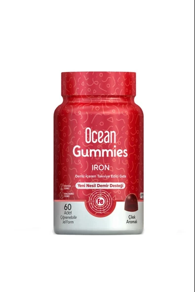 Ocean Gummies Iron 60 Jel Form ürün görseli 1