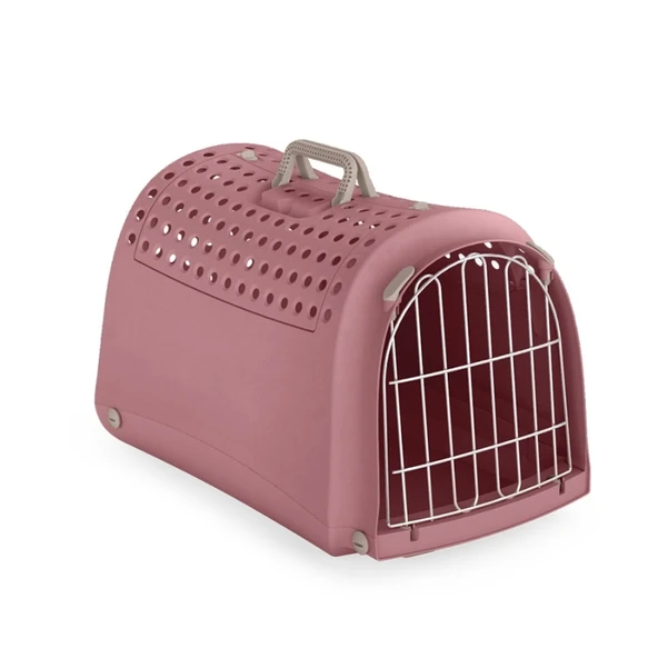 Imac Lınus Cabrıo Üstü Açılır Evcil Hayvan Taşıma Çantası Pembe 52,5x32x34,5 Cm ürün görseli 1