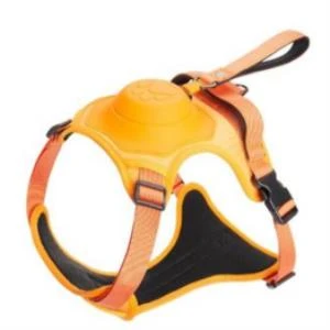 Buddy Co Zero Ultra Kendinden Gezdirmeli Çok Yönlü Uzatılabilir Köpek Göğüs Tasması Turuncu XLarge ürün görseli 1