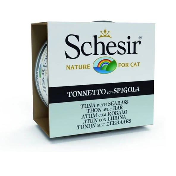 Schesir Ton Balığı ve Levrekli Jöleli Kedi Konservesi 85 Gr ürün görseli 1