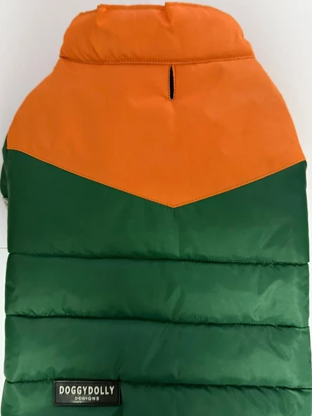Doggy Dolly Green 0range Legs Jacket Küçük Irk Köpek Montu XXLarge ürün görseli 1