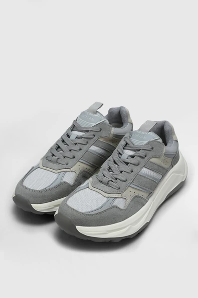 Lufian Eduard Gri Sneaker - Resim 2