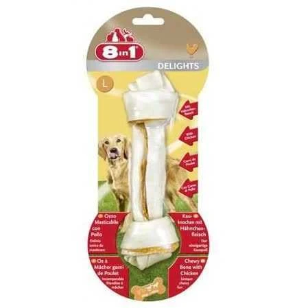 8in1 Delights Bones Köpekler İçin Ağız Bakım Kemiği Large ürün görseli 1