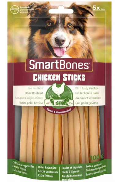 SmartBones Tavuklu Stick Köpek Ödül Çubuğu (5li) 100 Gr ürün görseli 1