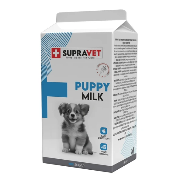 Supravet Hamile ve Yavru Köpekler İçin Taurinli Köpek Süt Tozu 150 Gr ürün görseli 1