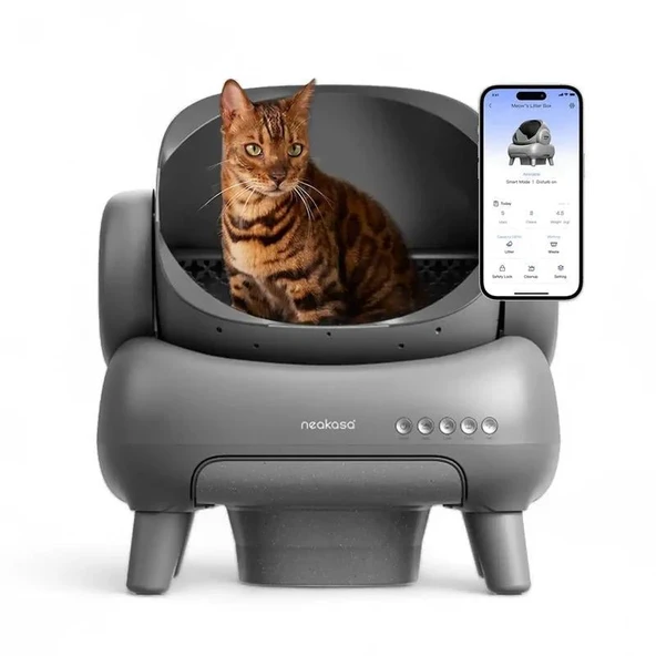 Neakasa Üstü Açık Akıllı Kedi Tuvaleti 25.79X22.64X19.29 İnch ürün görseli 1