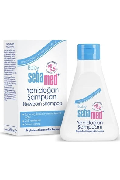 Sebamed BEBE YENİDOĞAN ŞAMPUANI 250ML ürün görseli 1