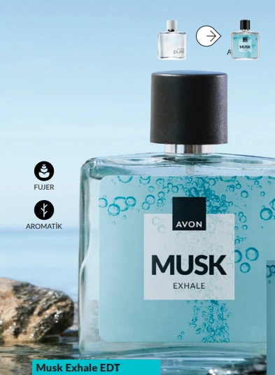 AVON MUSK EXHALE EDT 75 ML - Resim 2