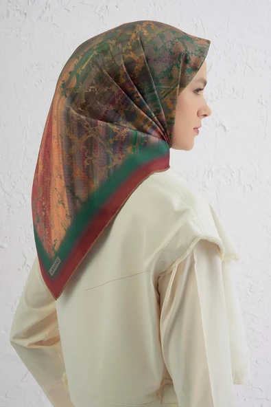 Twill İpek Eşarp (T) -2025/2026 -9420D ürün görseli 1