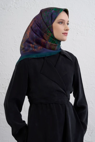 Twill İpek Eşarp (T) -2025/2026 -9420D - Resim 6