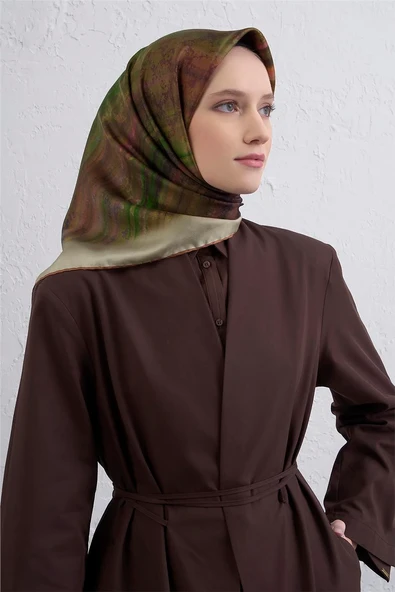 Twill İpek Eşarp (T) -2025/2026 -9420D - Resim 9
